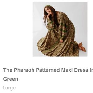 Talisman piper and scoot pharaoh dress. L